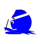 red and blue fish（個別スタンプ：25）