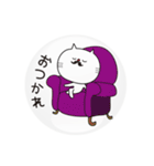 ぷっくりシール風ねこ。（個別スタンプ：16）