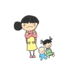 Stickers for typical stay-at-home mom（個別スタンプ：17）