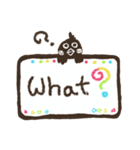 Animals' Whiteboard（個別スタンプ：4）