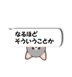 ふきだしねここ（個別スタンプ：9）