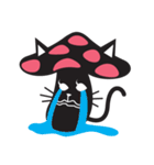 キノコ猫（個別スタンプ：6）