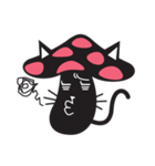 キノコ猫（個別スタンプ：10）