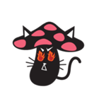 キノコ猫（個別スタンプ：24）