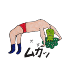 Broccoli Wrestler（個別スタンプ：8）