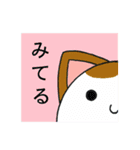 端っこから猫（個別スタンプ：8）