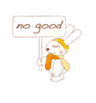 funny bunny (English version)（個別スタンプ：2）