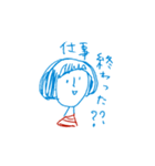 ゆるゆる2色イラスト（個別スタンプ：37）