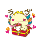 ゆるカワフルなウーパー（個別スタンプ：15）