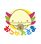ゆるカワフルなウーパー（個別スタンプ：32）