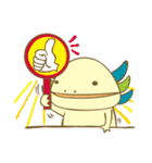 ゆるカワフルなウーパー（個別スタンプ：37）