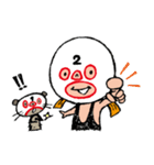 White Maskman 1号・2号（個別スタンプ：26）