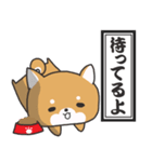 柴犬の和風すたんぷ（個別スタンプ：23）