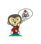 Amigo Monkey  (English version)（個別スタンプ：25）