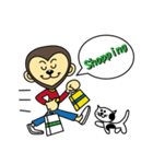 Amigo Monkey  (English version)（個別スタンプ：28）