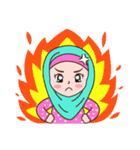 Hijab Girl（個別スタンプ：8）