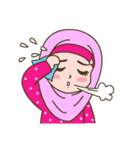 Hijab Girl（個別スタンプ：22）