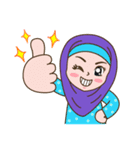 Hijab Girl（個別スタンプ：37）