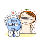 Orange comic life（個別スタンプ：7）