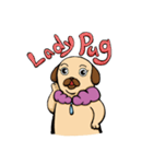 Lady Pug（個別スタンプ：1）