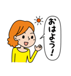 ママの日常会話。パパ、こども、家族へ（個別スタンプ：5）