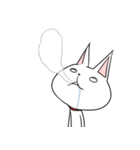 白ねこさん（個別スタンプ：7）