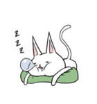 白ねこさん（個別スタンプ：11）