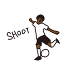 Afro footballer（個別スタンプ：1）