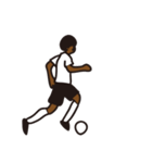 Afro footballer（個別スタンプ：2）