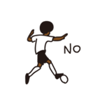 Afro footballer（個別スタンプ：7）