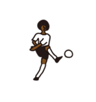 Afro footballer（個別スタンプ：24）