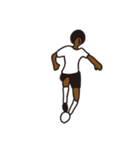 Afro footballer（個別スタンプ：32）