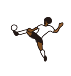 Afro footballer（個別スタンプ：34）