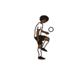 Afro footballer（個別スタンプ：37）