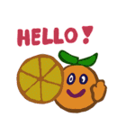 Happy Emo Fruit（個別スタンプ：1）