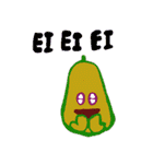 Happy Emo Fruit（個別スタンプ：12）