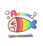 Rainbow Fish（個別スタンプ：38）