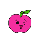 シンプルりんごちゃん（個別スタンプ：34）