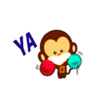 lovely monkey(2)~for english（個別スタンプ：7）