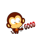 lovely monkey(2)~for english（個別スタンプ：13）