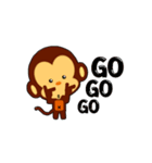 lovely monkey(2)~for english（個別スタンプ：22）