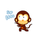 lovely monkey(2)~for english（個別スタンプ：24）