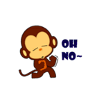 lovely monkey(2)~for english（個別スタンプ：25）