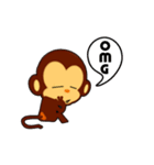 lovely monkey(2)~for english（個別スタンプ：30）