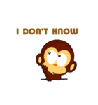 lovely monkey(2)~for english（個別スタンプ：31）