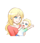 Dear Baby～Cutie blonde baby～（個別スタンプ：34）