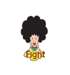 Afro Man with emotion（個別スタンプ：2）