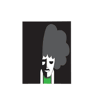 Afro Man with emotion（個別スタンプ：14）