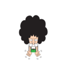 Afro Man with emotion（個別スタンプ：29）