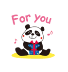 "ふりふり" Panda（個別スタンプ：9）